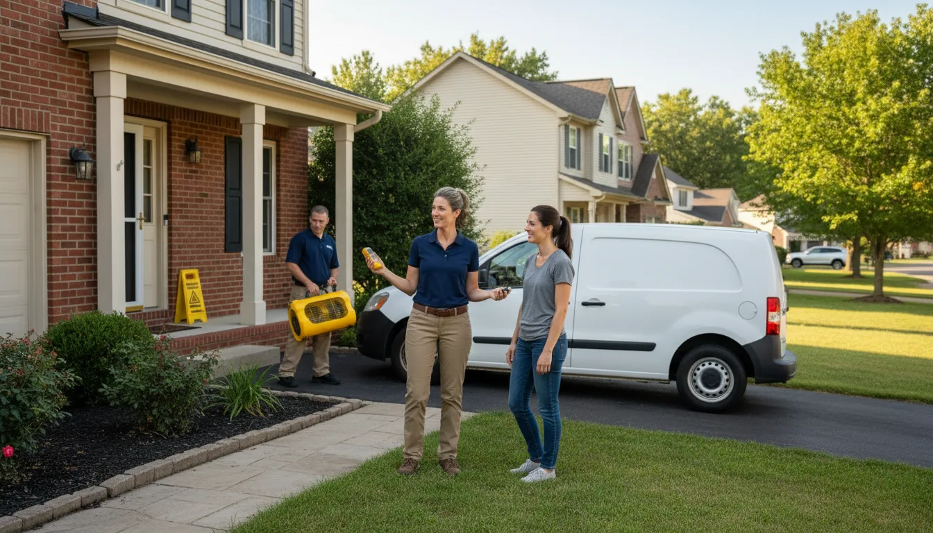 Residential water damage restoration in Humacao, PR